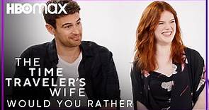 Theo James & Rose Leslie Play Would You Rather | The Time Traveler's Wife | HBO Max