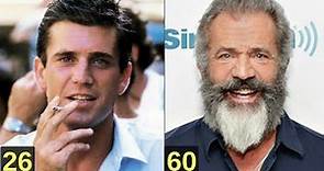 Mel Gibson From 8 to 61 years old