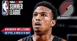 Brandon Williams' 22 PTS leads Trail Blazers to NBA Summer League CHAMPIONSHIP 🏅