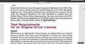 NC Driver License Handbook Chapter 1