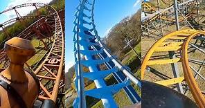Every Roller Coaster at Pleasurewood Hills Amusement Park UK Front Seat POV