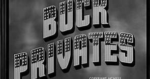 Buck Privates 1941 Full Movie