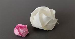 【折纸教程】川崎玫瑰（详细版教程）