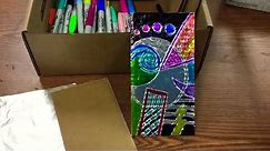 Foil Art With Sharpies
