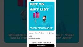 MrBeast shop app - How to request a gift from MrBeast in SHOP app?
