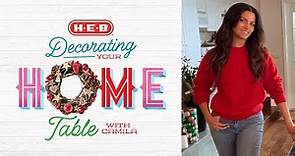 Decorating your Holiday Table with Camila Alves McConaughey