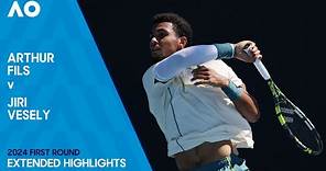 Arthur Fils v Jiri Vesely Extended Highlights | Australian Open 2024 First Round