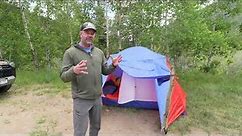 Marmot Limestone 4 Tent Review - Colorful and Spacious - Red, White ad Blue!