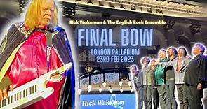 Rick Wakeman at the London Palladium with The English Rock Ensemble take a final Bow