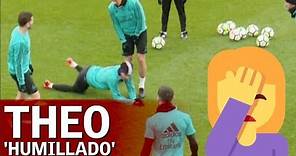 Theo sufre la mayor humillación del Real Madrid en un rondo | Diario AS