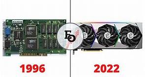 Evolution Of NVIDIA Graphics Cards 1996-2022 [Timeline]