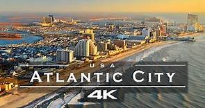 Atlantic City - USA 🇺🇸 - by drone [4K]