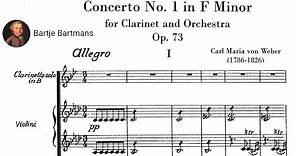 Carl Maria von Weber - Clarinet Concerto No. 1 in F minor, Op. 73 (1811)