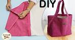 DIY Daily Tote Bag, very easy making