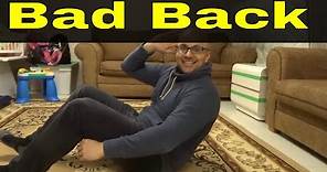 How To Do Sit Ups With A Bad Back-Exercise Tutorial