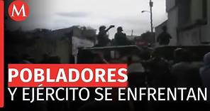 Nuevo enfrentamiento en El Porvenir, pobladores se confrontan con Ejército y Guardia Nacional