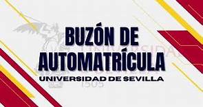 Buzón de Automatrícula de la Universidad de Sevilla