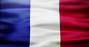 Bandera de Francia ondeando