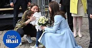 The Duchess of Cambridge visits Luxembourg on 'charm offensive' - Daily Mail