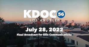 KDOC-TV Los Angeles Switches to TCT Network + Farewell Message | July 28, 2022 @ 11:55 pm PT