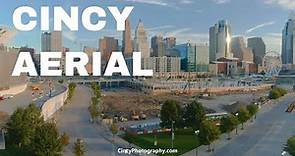 Cincinnati Bengals Paul Brown Stadium 4K Aerial Video & Photography