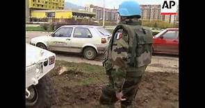 BOSNIA: 2ND FRENCH PEACE KEEPER KILLED IN SARAJEVO