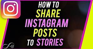 How to Share Instagram Posts to Story