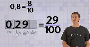 Math Antics - Converting Base-10 Fractions