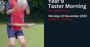 Our Year 9 Taster Morning takes place... - Woodbridge School