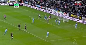 Rubén Dias puso el 1-0 del Manchester City vs. Newcastle. (Video: ESPN)