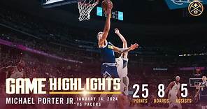 Michael Porter Jr. Full Game Highlights vs. Pacers 🎥