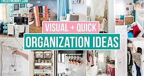 10 Home Organization Ideas that are LIFE CHANGING! *Hot Mess House organizing!* | The DIY Mommy