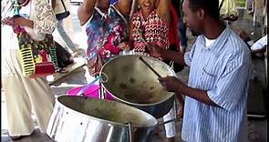 Calypso Steel Drum in caribbean island of Nassau - Bahamas