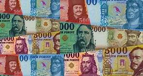 Hungarian forint banknotes | 500 1000 2000 5000 10000 and 20000 forints currency | Money in Hungary