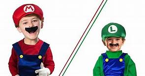 Cosplay Mario Bross Niño Luigi Superheroe Disfraz Juegos - $ 398.65