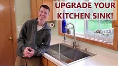 Upgrade Your Kitchen Sink! DIY Replacement!