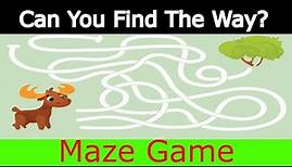 Maze Game | Solve The Maze| Find The Way Out Of Labyrinth