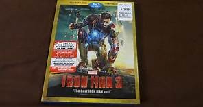 Iron Man 3 Blu-Ray/DVD Combo Review/Unboxing (HD)