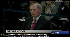Geoff Hoon testifies-The Iraq Inquiry panel pt 1