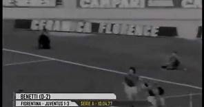 Romeo Benetti (juventus) amazing gol vs Fiorentina