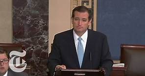Ted Cruz This Week: Highlights From Senator's Speech Against 'Obamacare' | The New York Times