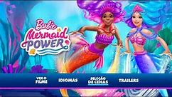 Barbie Mermaid Power Menu DVD Customizado