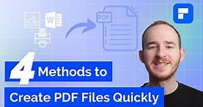 How to Create PDF Files? | The easiest way to create PDF Quickly