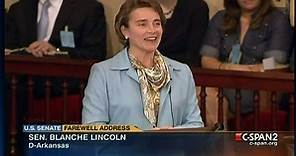 Senator Blanche Lincoln Farewell Address