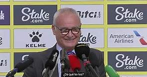 Claudio Ranieri, entrenador del Watford, en tono jocoso: "Soy muy joven y quiero continuar"