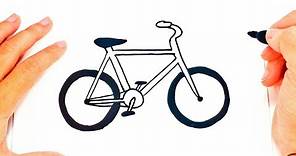 Cómo dibujar una Bicicleta paso a paso | Dibujo fácil de Bicicleta