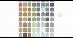 Dryvit Stucco Color Charts