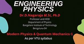 VTU-Engineering Physics-Modern Physics-1, BIT