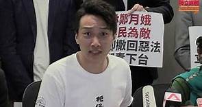民陣召集人岑子杰：年青人選擇為香港人犧牲、被警察打至頭破血流，「點解我哋嘅政府可以咁殘忍？」