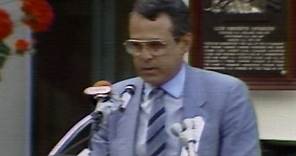 Luis Aparicio's Hall of Fame speech in 1984